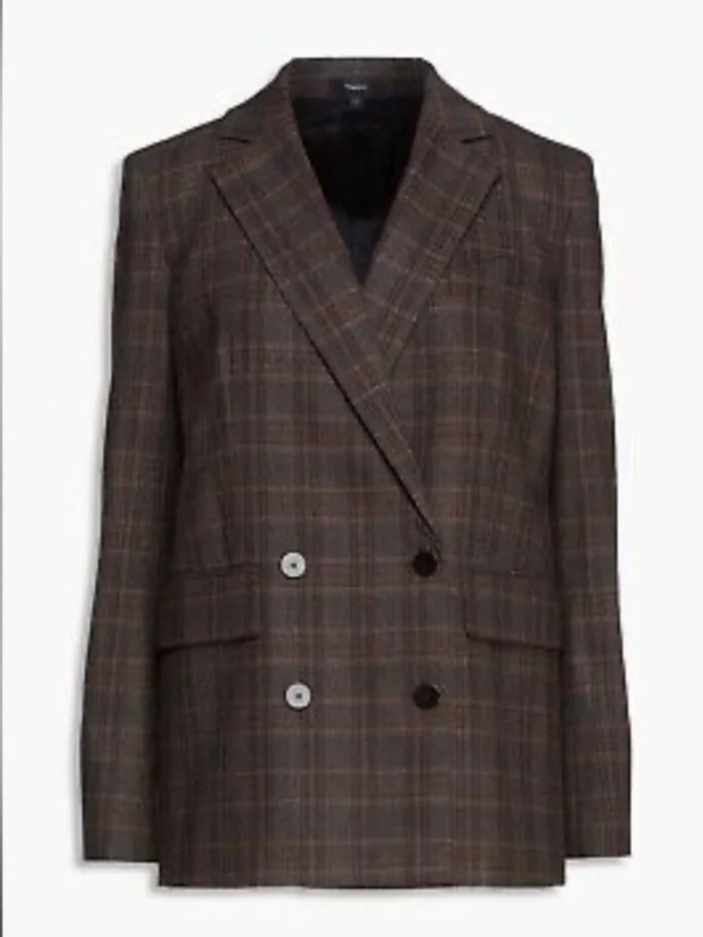 Theory Multi Griffin Plaid Blazer